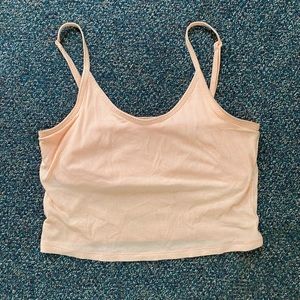 PINK cropped cami tank